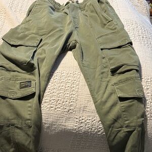 Zara Men's Olive Cargo Pants